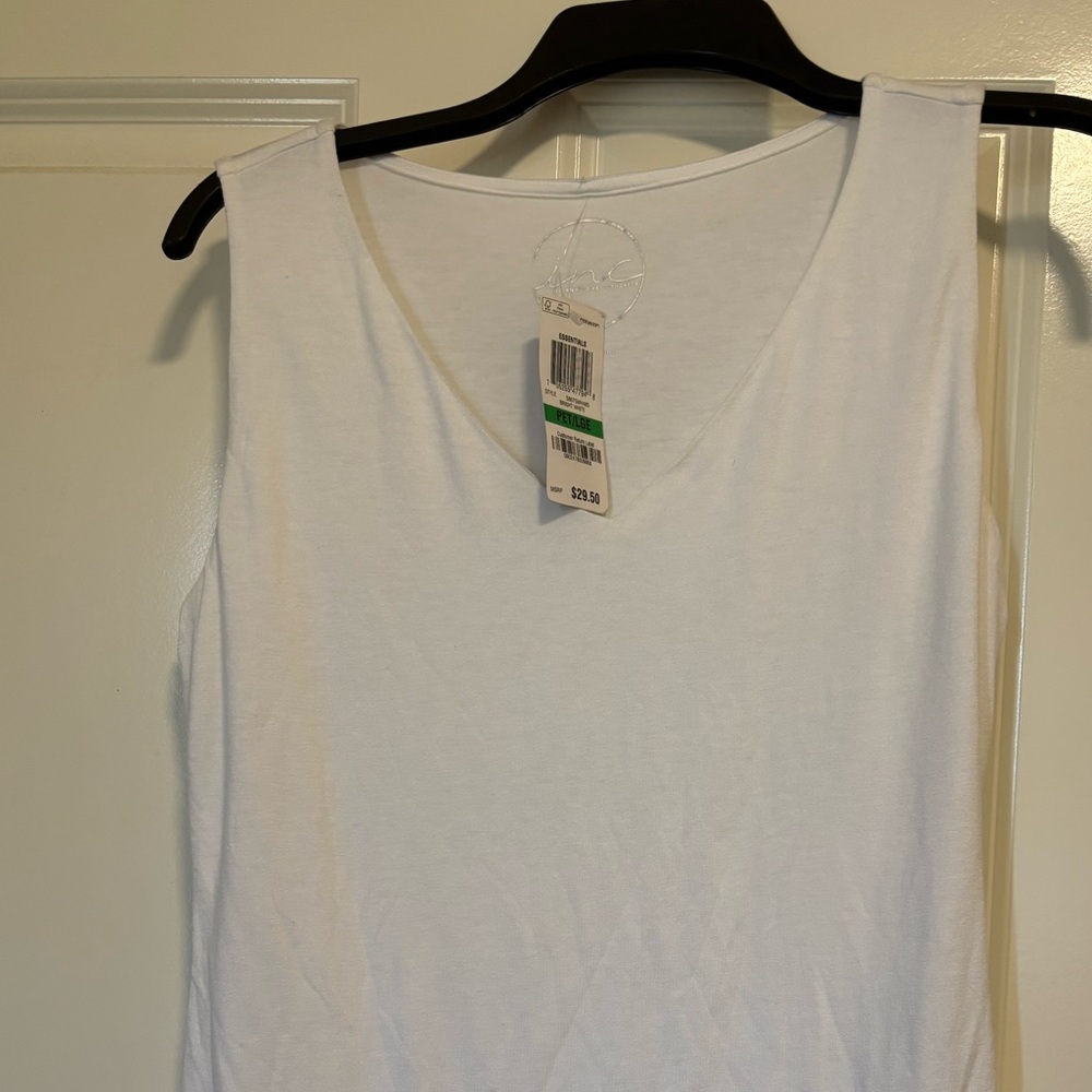 White Sleeveless I.N.C Women's Top NWT
